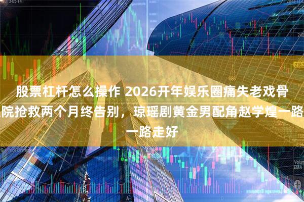 股票杠杆怎么操作 2026开年娱乐圈痛失老戏骨！医院抢救两个月终告别，琼瑶剧黄金男配角赵学煌一路走好